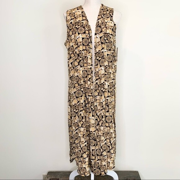 NWT LuLaRoe Joy Vest Boho Duster Vest Cover Up  Medium - Picture 1 of 8